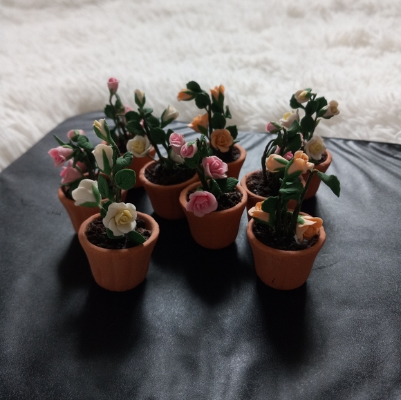 NWOT Miniature Flower Pots - Picture 2 of 4